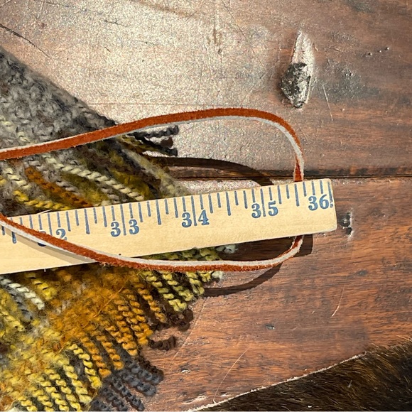 MARC NNEW YORK elegant shades of brown & gold fringe cape/poncho One Size - Picture 8 of 15